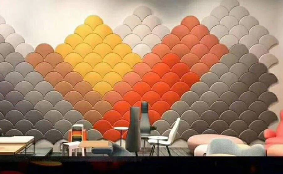 Acoustic Wall Tile Polyester Fiber Acoustic Panel