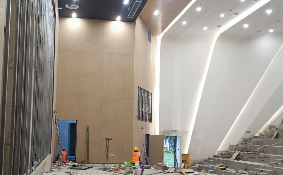 Acoustic Renovation Case of Lecture Hall (Dongguan Songshan Lake School Junior High School Project) - Yuefa Acoustics