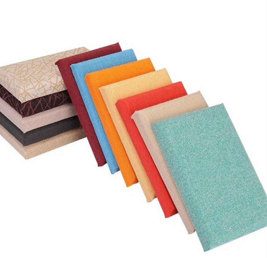 400x400mm Fabric Wrapped Acoustic Panel – Sound Absorbing Wall Tiles
