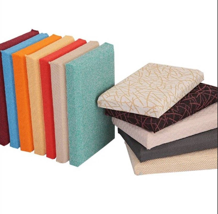 400x400mm Fabric Wrapped Acoustic Panel – Sound Absorbing Wall Tiles