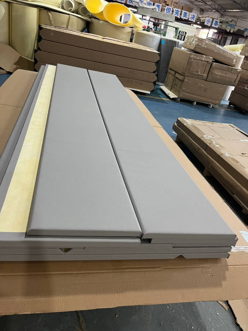 Large 600x1200 Fabric Acoustic Wall Panels – Fireproof, Custom Colors, Export from China