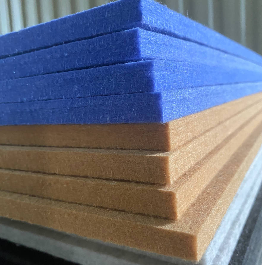 12mm PET Acoustic Panels Polyester Fiber Sound Absorbing Material