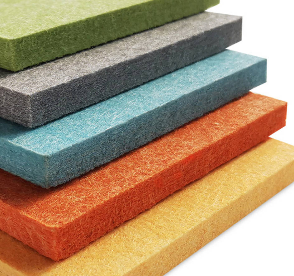 24mm PET Acoustic Panels Polyester Fiber Sound Absorbing Material